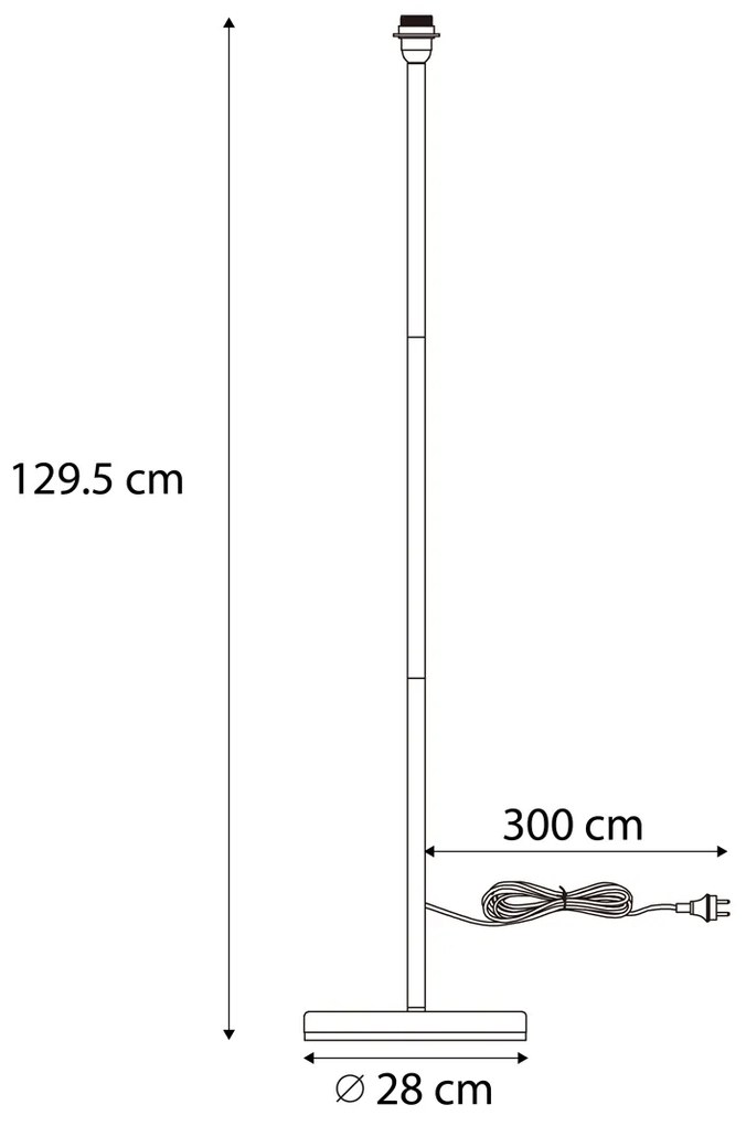 Zewnętrzna lampa podłogowa biała - Virginia Foot