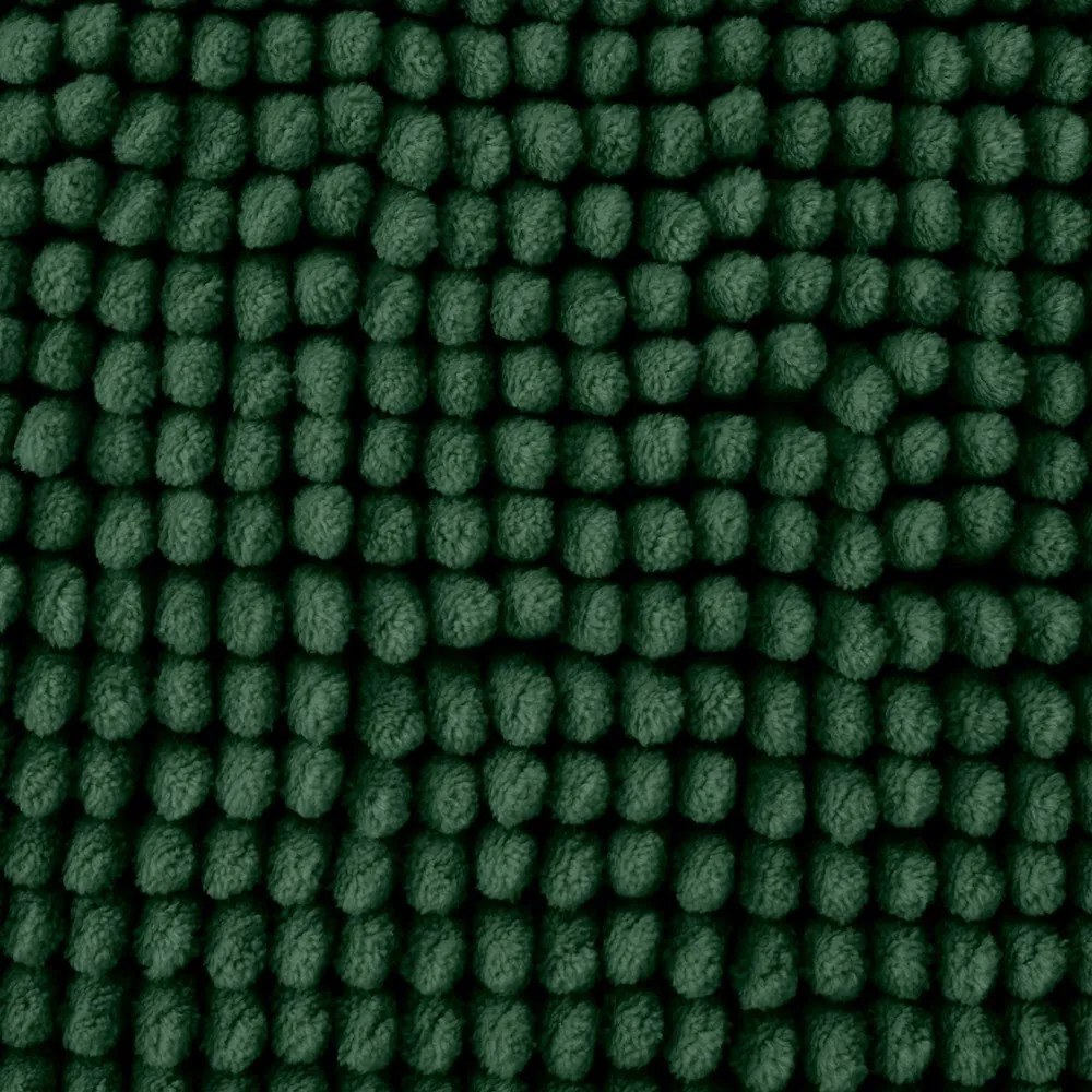 Ciemnozielony dywanik łazienkowy 50x80 cm Bobble – Catherine Lansfield