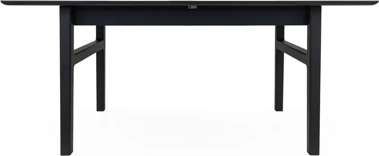 Rozkładany stół z dodatkowym blatem w dekorze dębu 90x180 cm Curved – Woodman