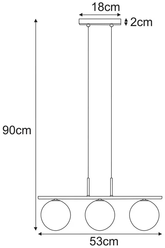 Wisząca lampa nowoczesna M5-D45