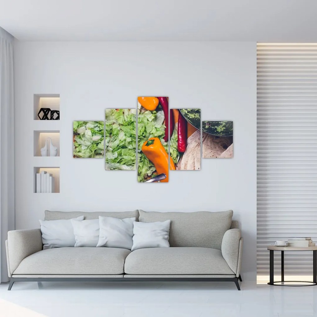 Obraz warzyw (125x70 cm)