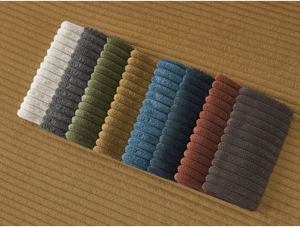 Musztardowa sztruksowa sofa 170 cm Giorgia – Bobochic Paris