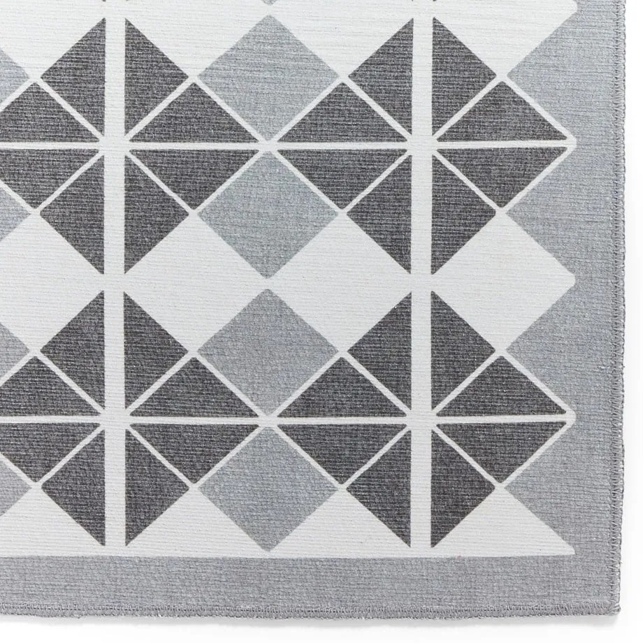 Szary chodnik odpowiedni do prania 61x170 cm Victoria Dark – Think Rugs