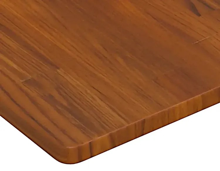 Półka ciemnobrązowa czarne uchwyty 50x50 W4-S91