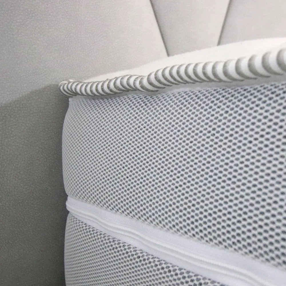 Twardy/średnio twardy piankowy materac dwustronny 140x200 cm Aloe Comfort – Materasso