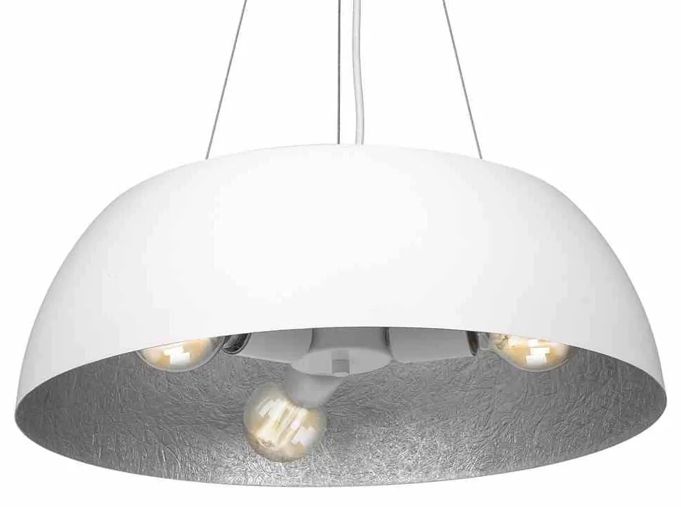 Lampa Wisząca Biała MORGAN 3xE27