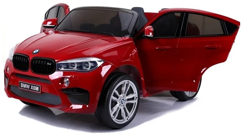 Auto na akumulator nowe bmw x6m czerwone lakierowane