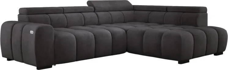 Narożnik BULL L Prawostronny z Elektryczną Regulacją SALVADOR 15 WERSAL