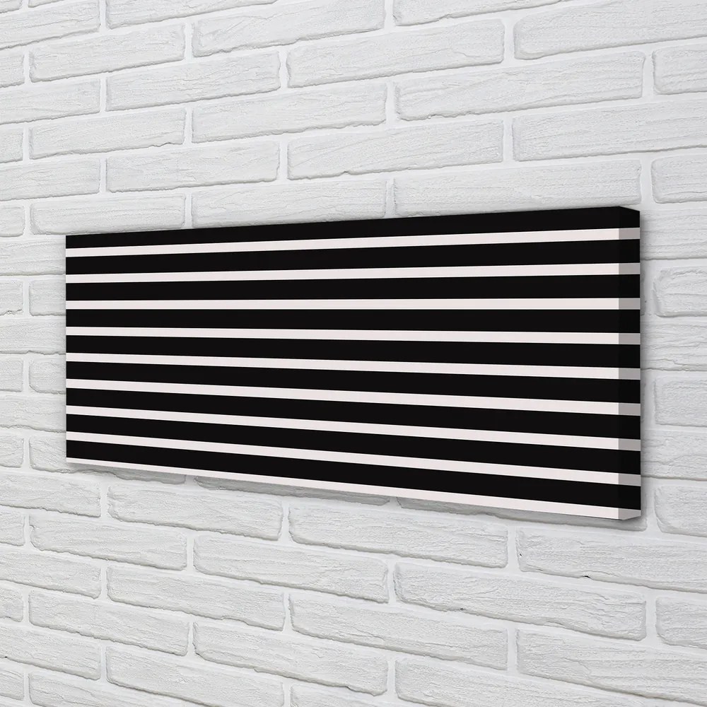 Zdjęcie na płótnie Klasyczne Czarne Pasy
