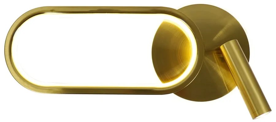 Kinkiet LED w kolorze złota Monet – Candellux Lighting