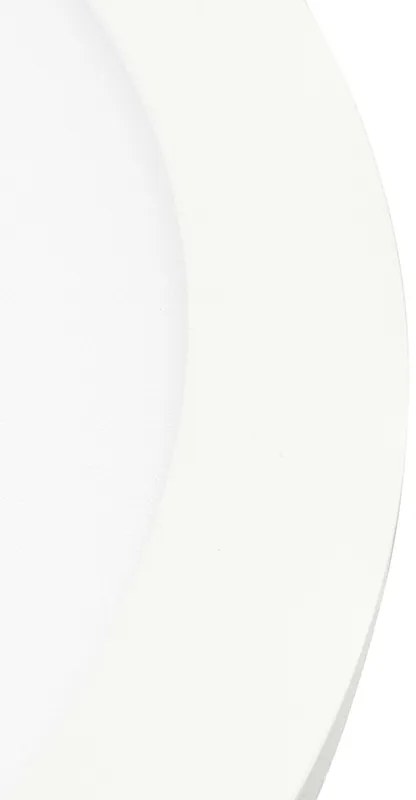 Plafon / Lampy sufitowe biały 30 cm w komplecie z LED-em 3-stopniowy ściemniacz IP44 - Steve Nowoczesny Oswietlenie wewnetrzne