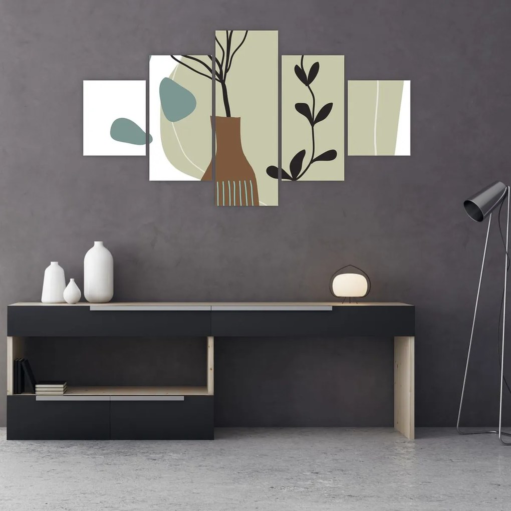 Obraz - Kwiaty w wazonie N⁰2 (125x70 cm)