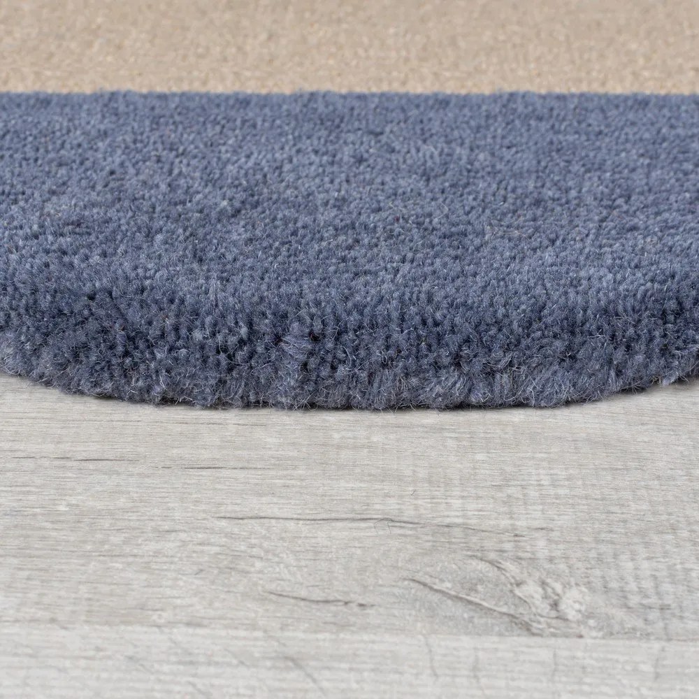 Beżowy wełniany dywan tkany ręcznie 200x290 cm Mia Scallop Frame – Flair Rugs