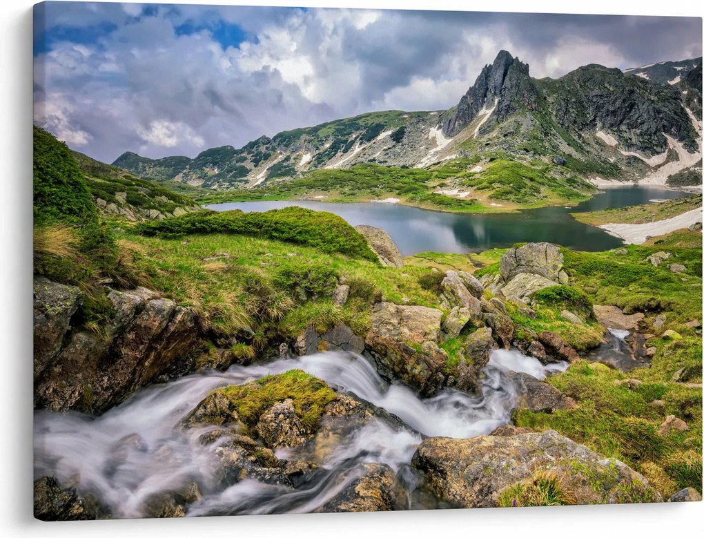 Obraz - Widok na górę Riła (70x50 cm)