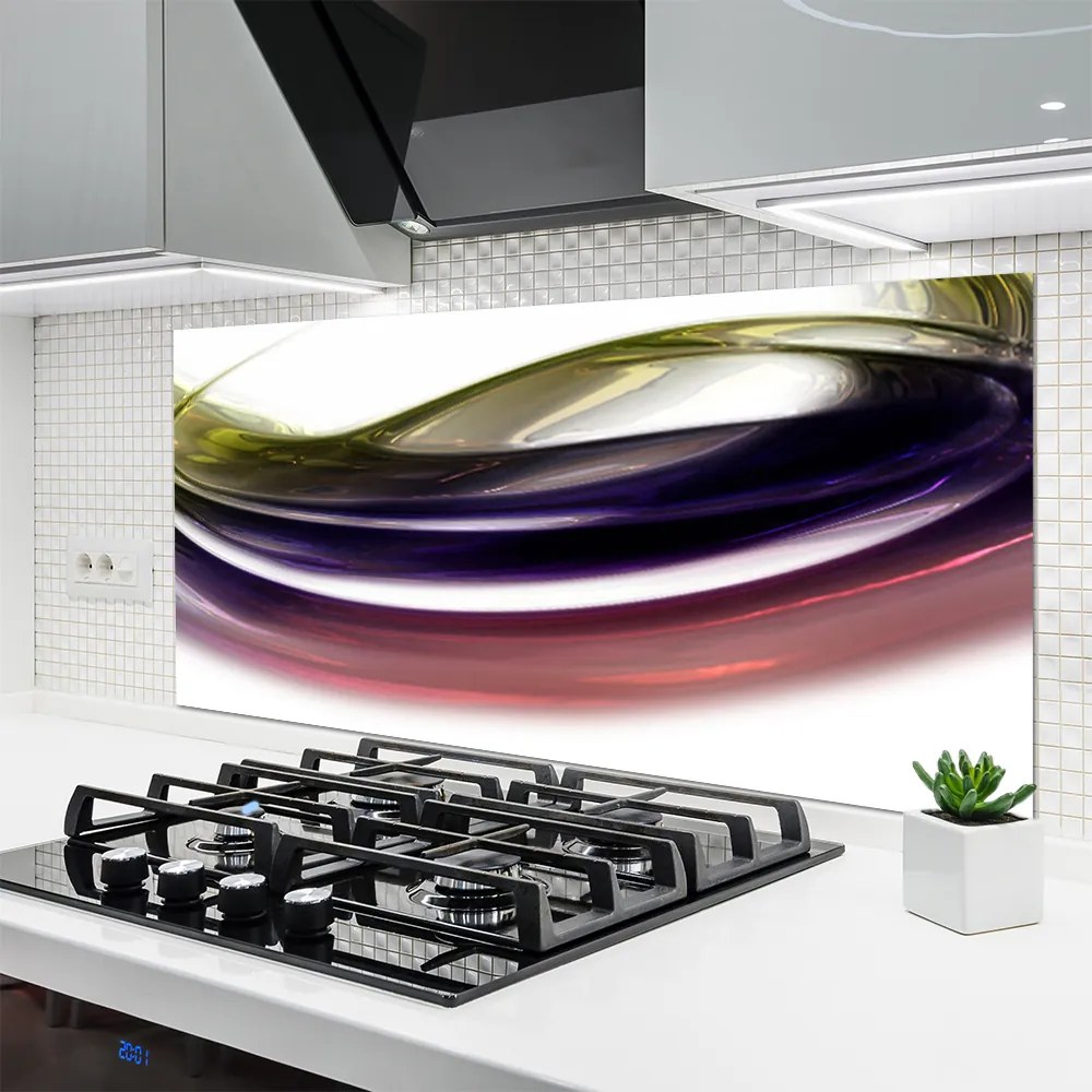 Panel nad blat kuchenny Cyfrowa Wizja Abstrakcji