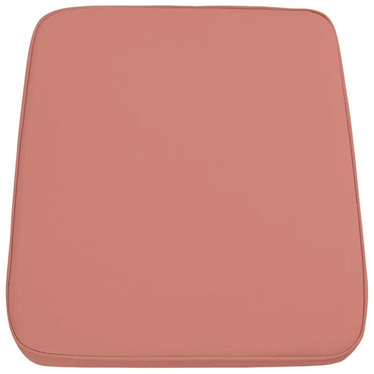 Zewnętrzna poduszka na krzesło VIREON 44x45 cm, różowa