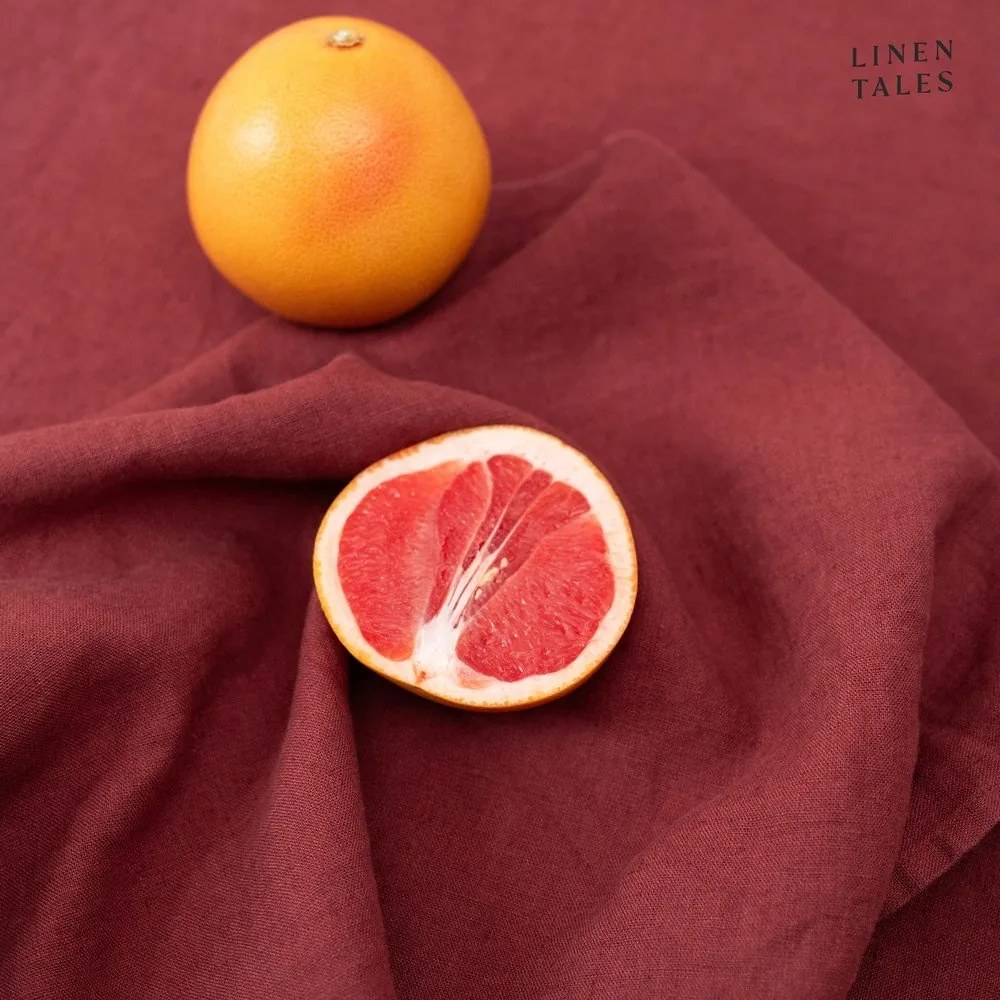 Lniany obrus 140x250 cm Marsala – Linen Tales