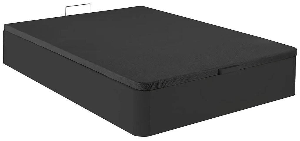 Stelaż ze skrzynią 120 x 200 cm - Czarny mat - HESTIA marki YSMÉE