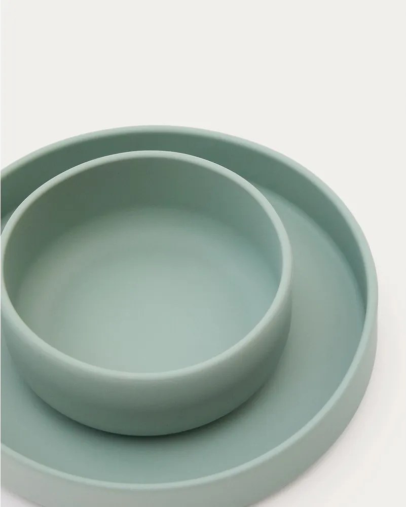 Silikonowy zestaw naczyń dla dzieci 2 szt. Lili – Kave Home