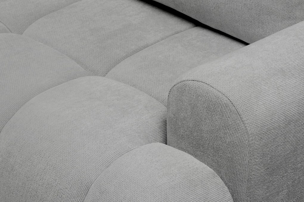 Kanapa Lutario z funkcją spania - szara plecionka hydrofobowa Venice 2023