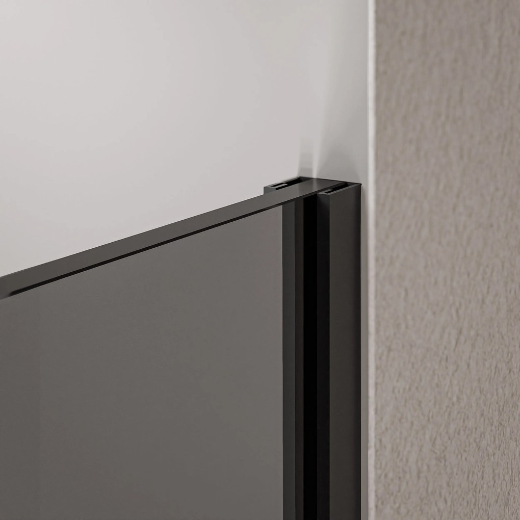 Ścianka prysznicowa Walk-In EX102 - bezpieczne szkło szare 10 mm