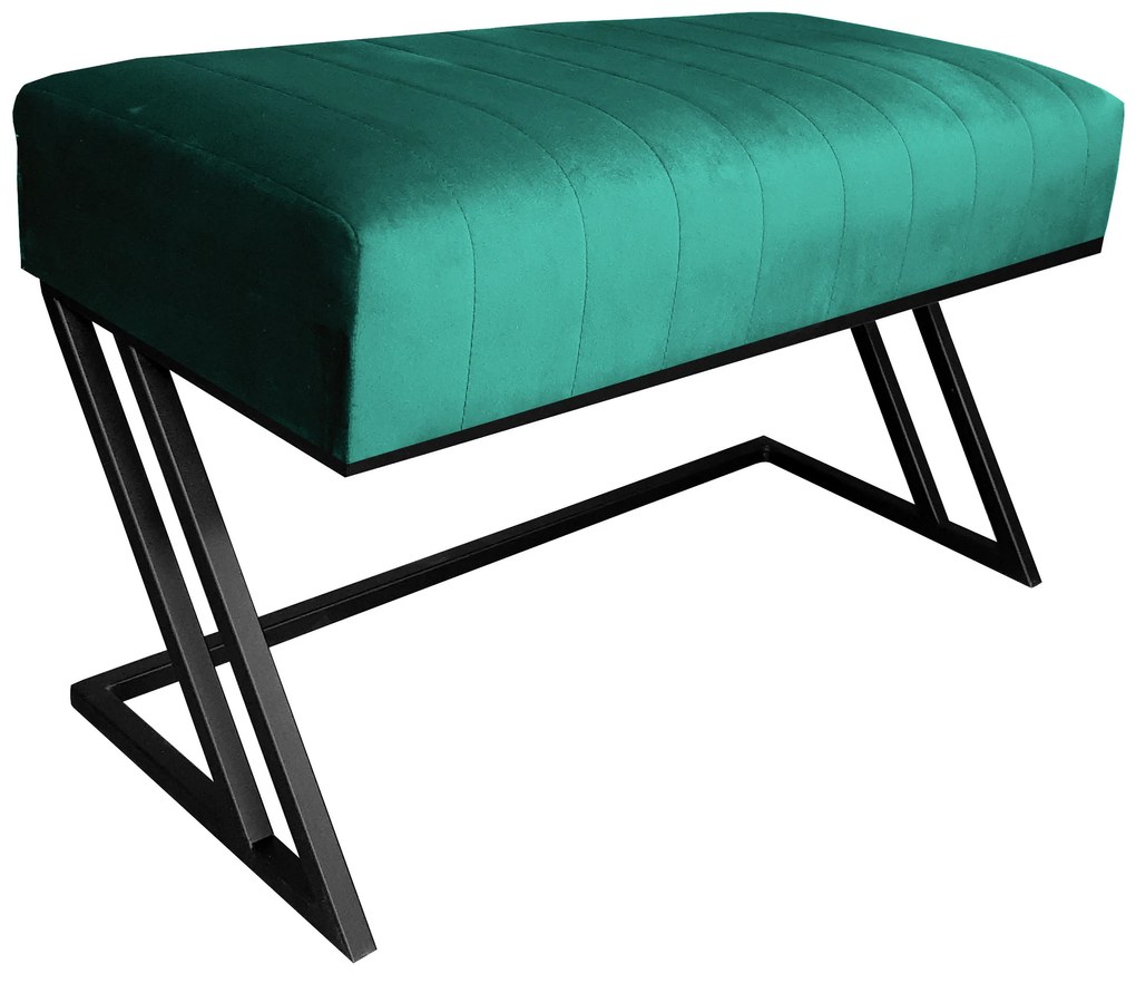 Ławka ZETA LOFT MG20 pufa podnóżek metal