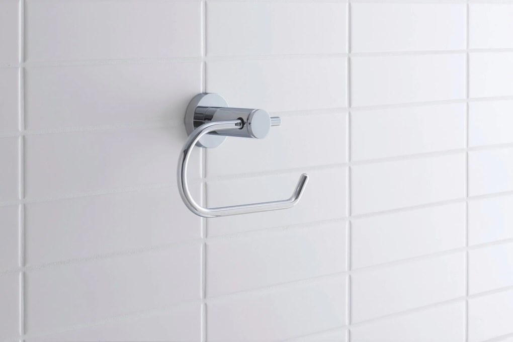 Duravit D-Code uchwyt na papier toaletowy na 1 rolkęChrom