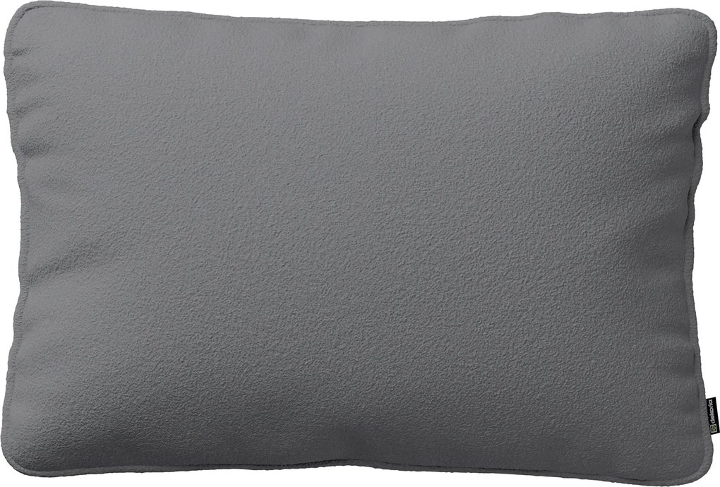 Poszewka Gabi na poduszkę prostokątna kolor szary tkanina strukturalna