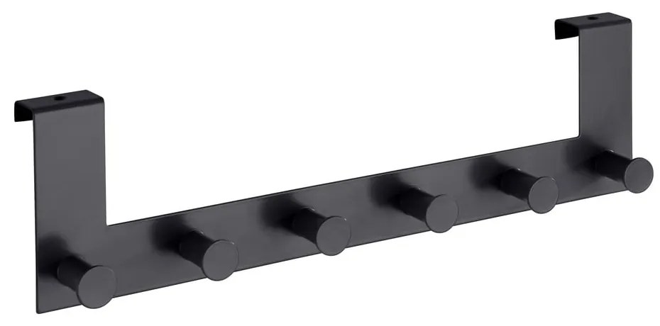 Czarny metalowy wieszak na drzwi 39 cm Celano – Wenko