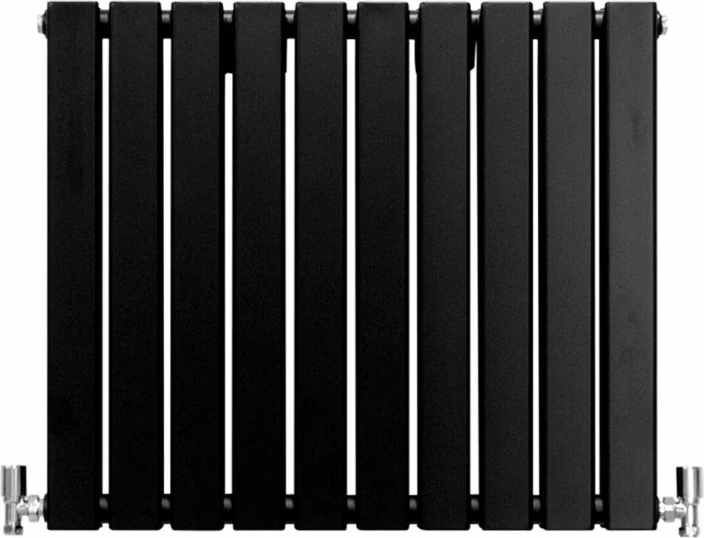 Grzejniki panelowe designerskie, matowo czarne, 600 mm x 700 mm