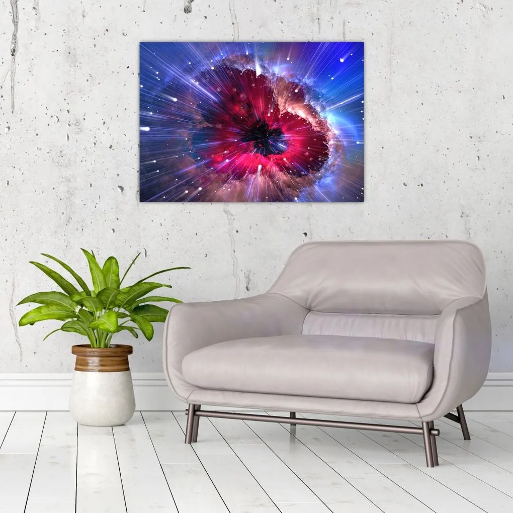 Obraz na szkle - Energia Wszechświata (70x50 cm)