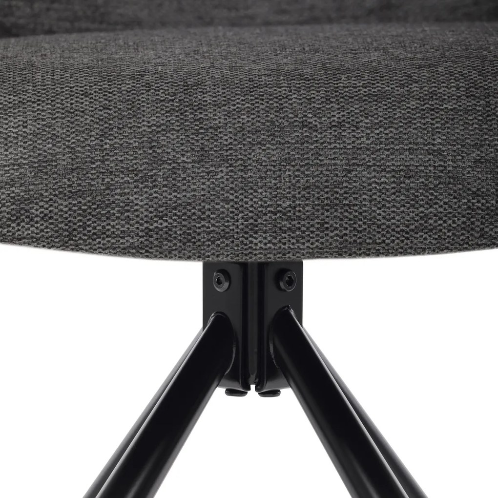 Zestaw krzeseł obiadowych z mechanizmem powrotnymDCH-Y1143 GREY2, 2 szt.