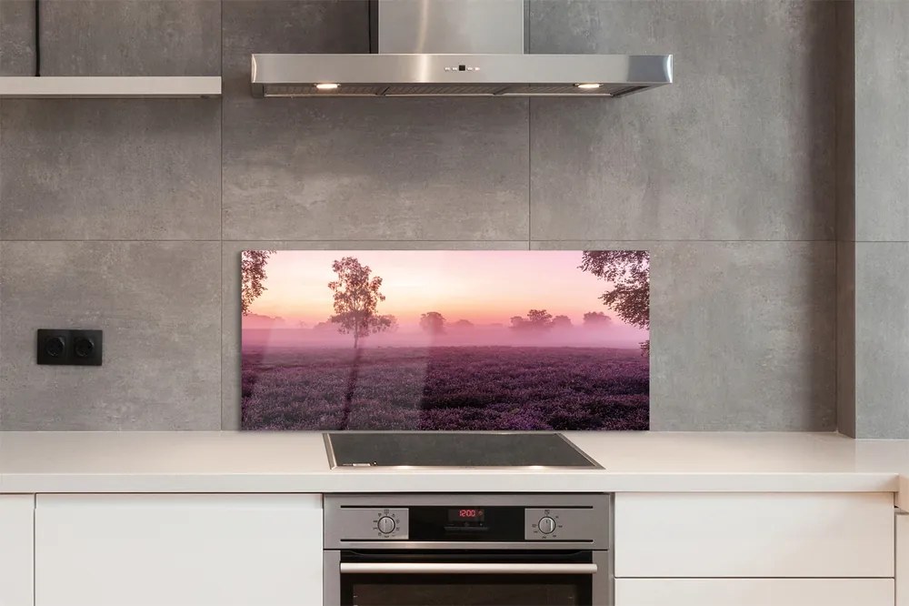 Szklany Panel Koloryt Wrzosowiska