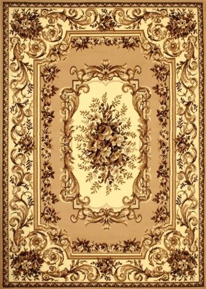 Dywan Country Bukiet w ramie beżowy 2 060x100 Chodnik