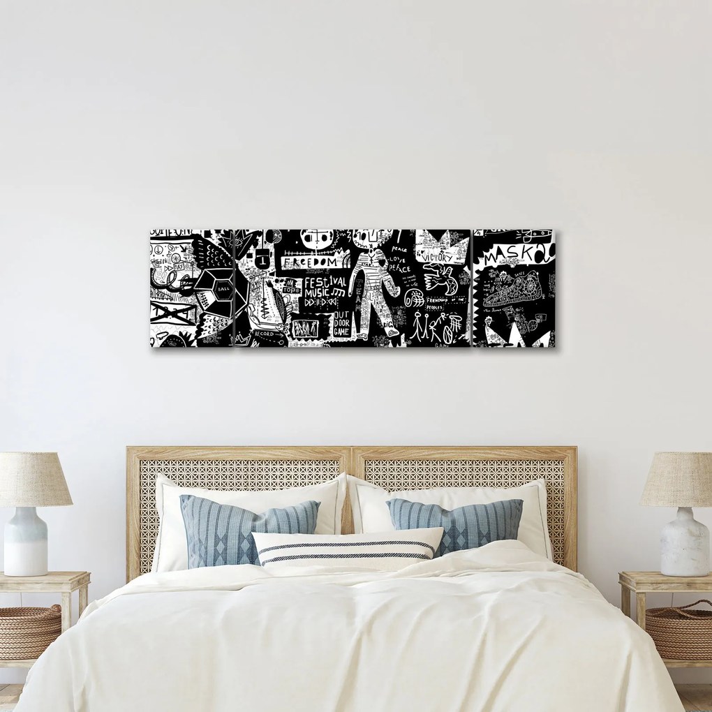 Obraz - Graffiti (170x50 cm)