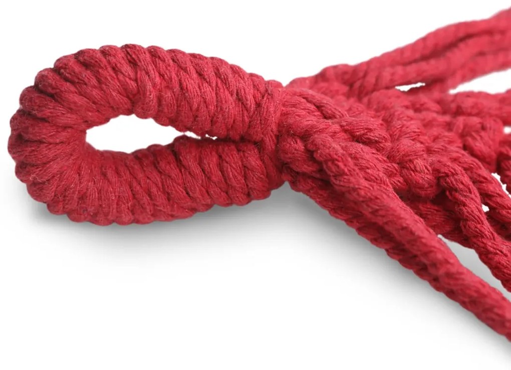 Czerwona hamak LAZARA 240x150 cm