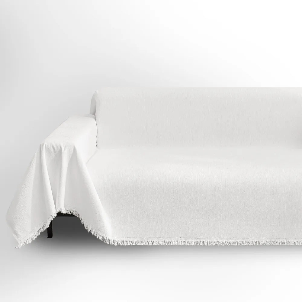 Biały pokrowiec na fotel 70 cm Talo – Filumi
