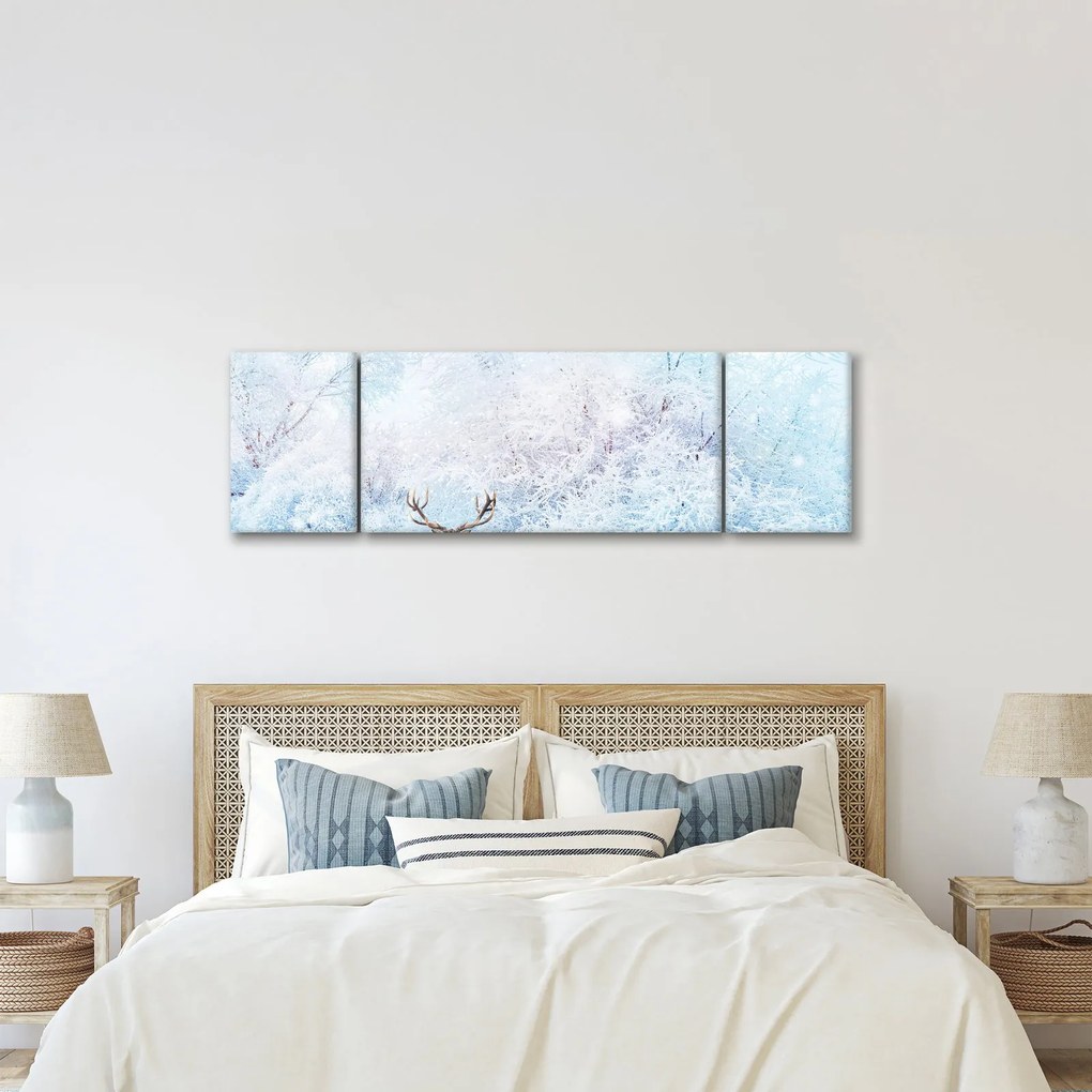 Obraz majestatycznego jelenia (170x50 cm)