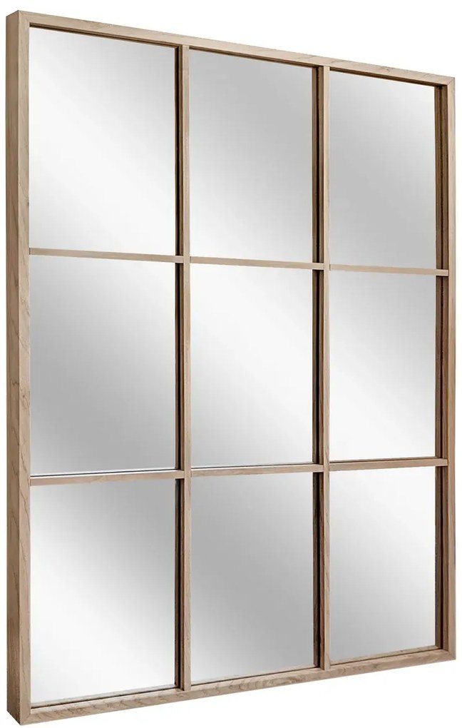 Wiszące lustro ze szprosami dąb N7-S20