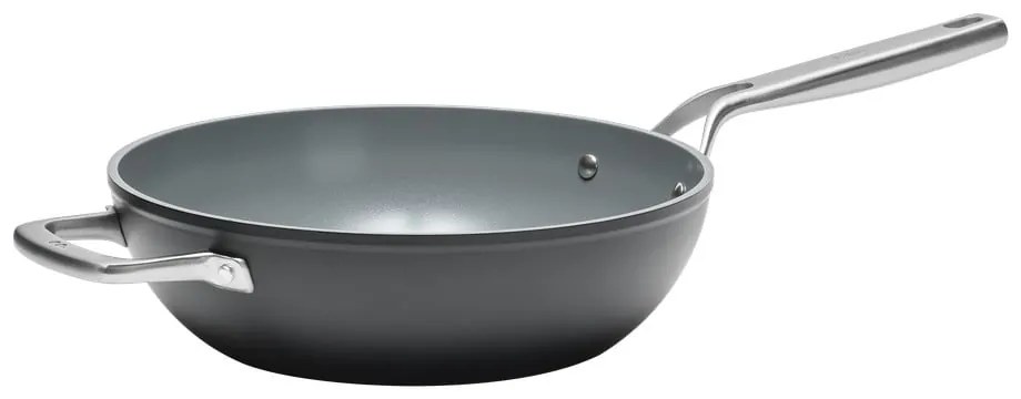 Patelnia z pokrywką/z powłoką ceramiczną wok ø 28 cm Meda 3.0 – FABINI