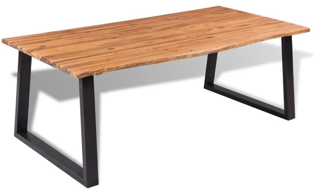 Jadalniany stół z akacji– brązowy S6-K81