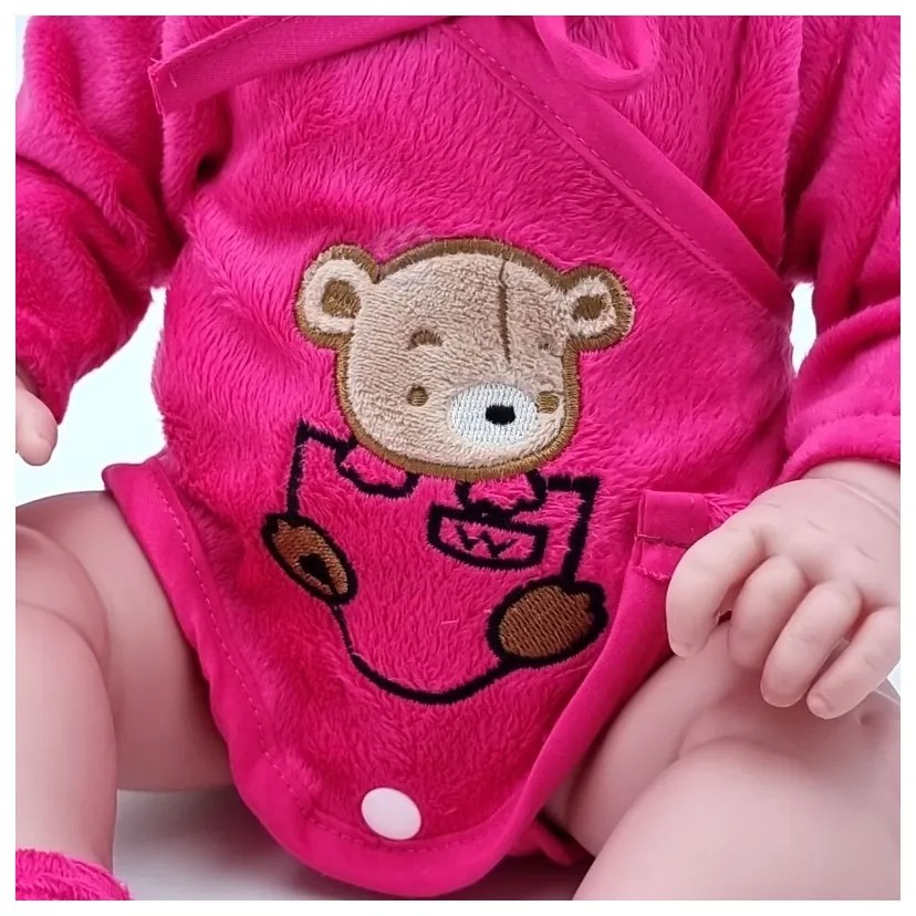 Woopie lalka bobas w ubranku misio 46 cm