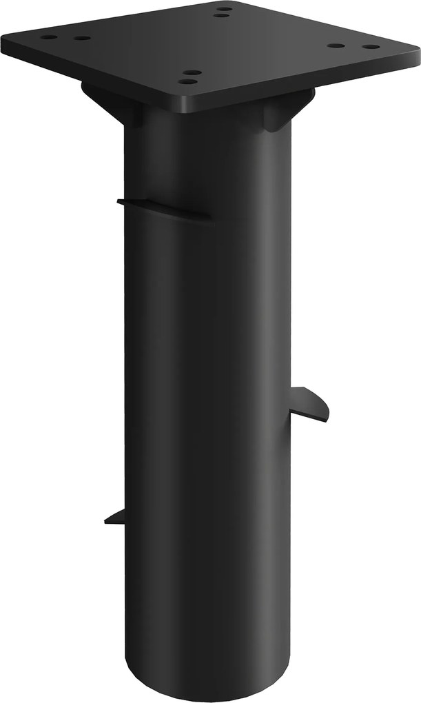 Outsunny Stojak do Parasola, Baza do Parasola, Uchwyt Ogrodowy, Metal, Ciemnoszary