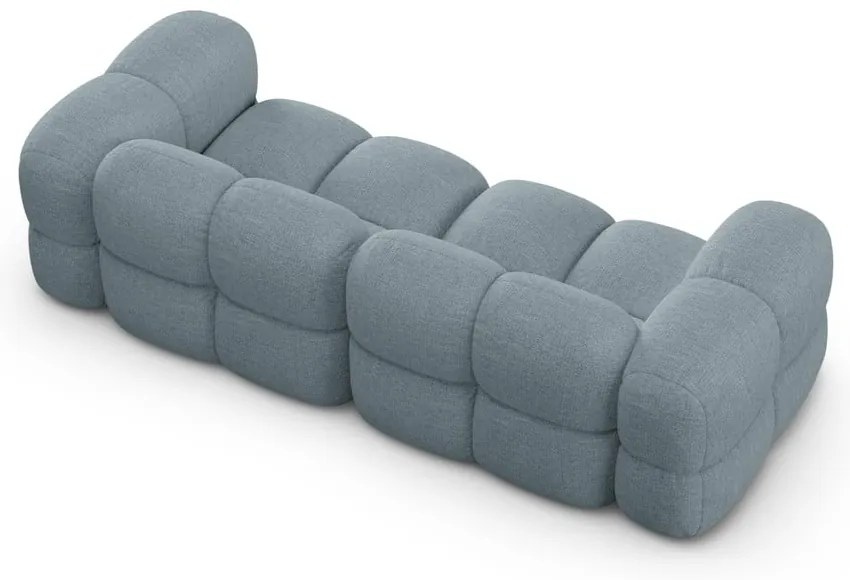 Jasnoniebieska sofa 250 cm Loretto – Cosmopolitan Design