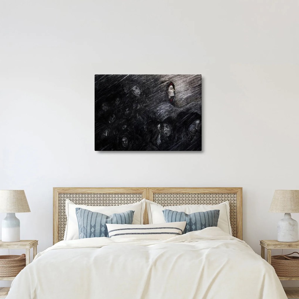 Obraz - Smutek i wyrzeczenie (70x50 cm)