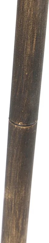 Klasyczna latarnia antyczne złoto 122 cm IP44 - Capital