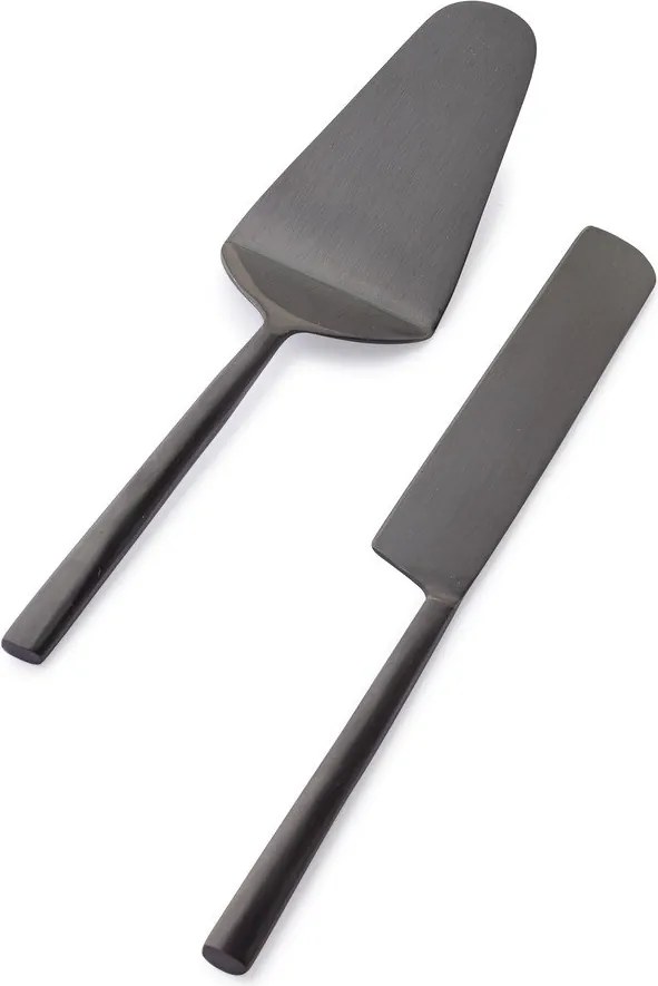 Zestaw noża i łopatki do ciast 2 szt. ze stali nierdzewnej Hestia – Bizzotto