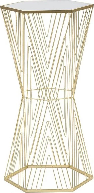 Stolik Kawowy VKH600, Złoto, 40x35x80 cm, Kendra Home