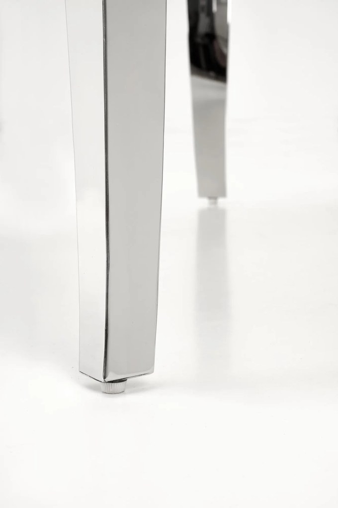 Stylizowany okrągły stół z marmurowym blatem Reginald Halmar