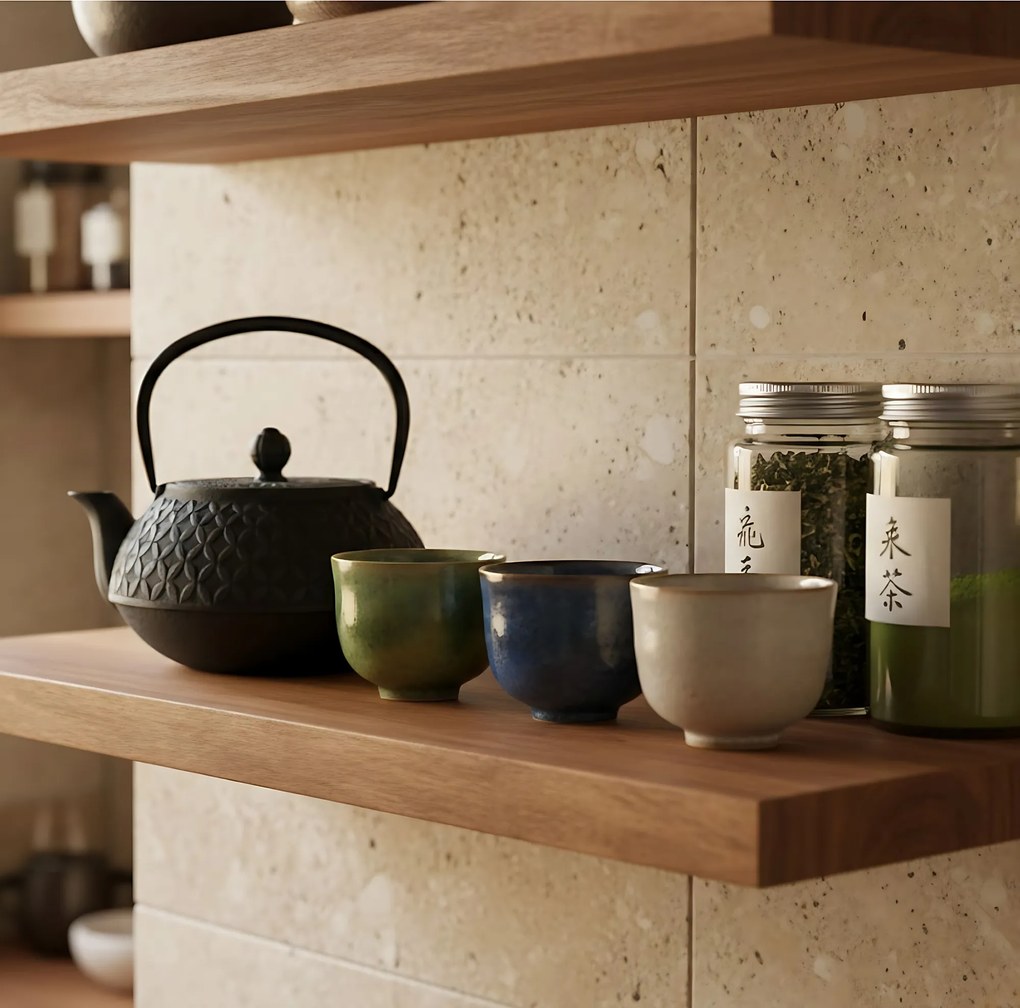 Czajnik żeliwny z zaparzaczem SABI, 1000 ml